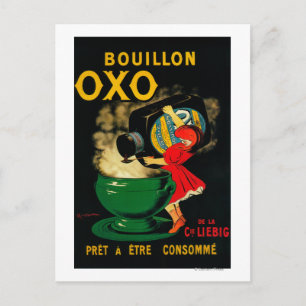 Bouillon OXO Vintage Poseter Europa Postkarte