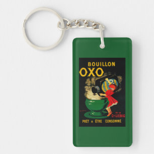 Bouillon OXO Vintage Poseter Europa Schlüsselanhänger