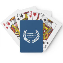 Boujee Blue Sprinkle Spielkarten