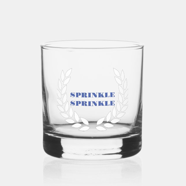 Boujee Blues Whiskey Glass Whiskyglas (Vorderseite)