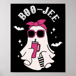 Boujee Boo-jee Niedlich Ghost Spooky Season Hallow Poster