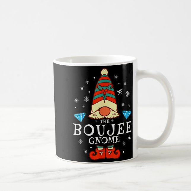 Boujee Gnome Xmas Family Matching Group Christmas  Kaffeetasse (Rechts)