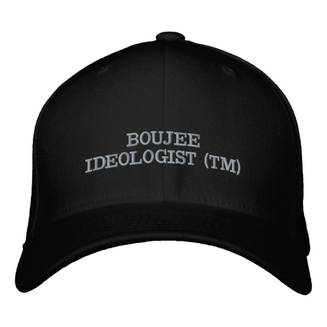 BOUJEE IDEOLOGIST (TM)-HATS BESTICKTE BASEBALLKAPPE (Vorderseite)