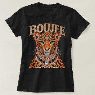 Boujee Leopard Sassy Großkatze Glamouröses Tier T-Shirt