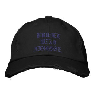 Boujee mit Finesse Trending Hat Bestickte Baseballkappe