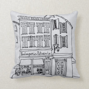 Boulangerie Patisserie, Avignon Kissen