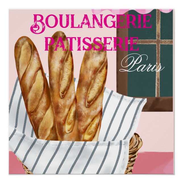Boulangerie Poster (Vorderseite)