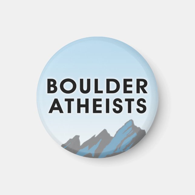 Boulder Atheisten Logo Magnet (Vorne)