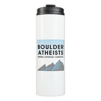 Boulder Atheists Logo Thermal Tumbler Thermosbecher