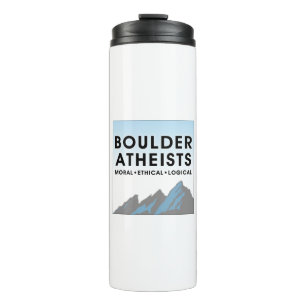 Boulder Atheists Logo Thermobecher Thermosbecher