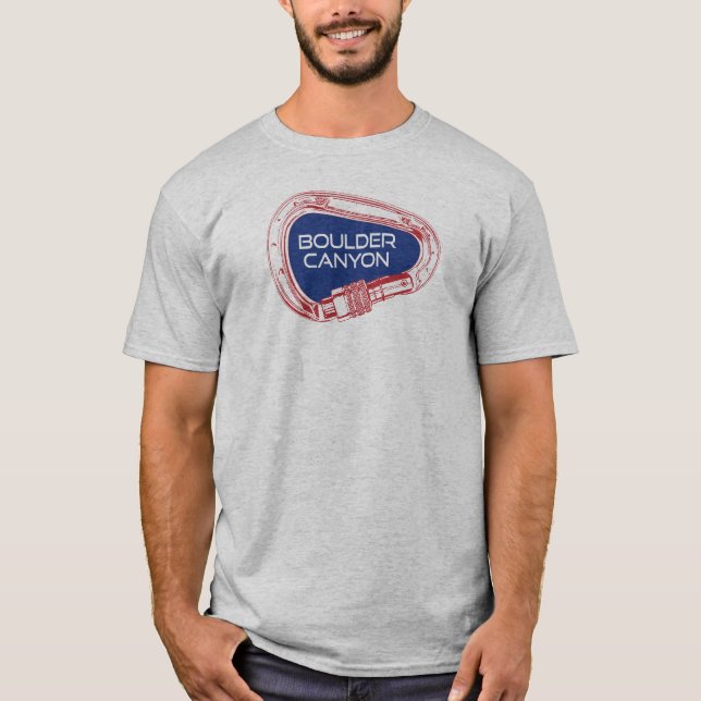 Boulder Canyon Colorado Klettergarten T-Shirt (Vorderseite)