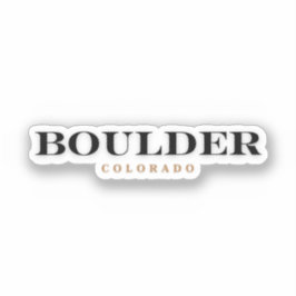Boulder Colorado Aufkleber