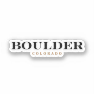 Boulder Colorado Aufkleber