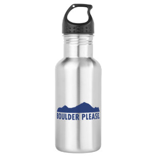 Boulder Colorado Bitte Edelstahlflasche