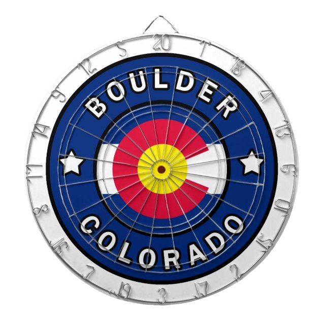 Boulder Colorado Dartscheibe (vorne)