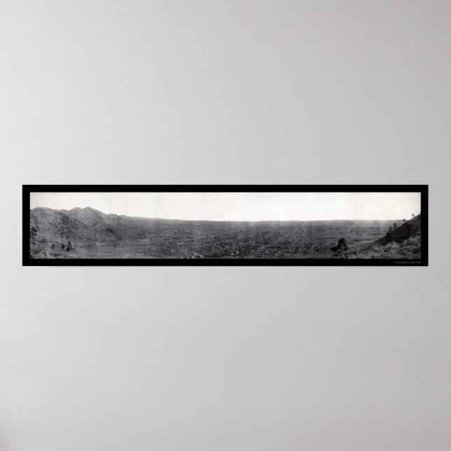 Boulder, Colorado Foto 1908 Poster (Vorne)