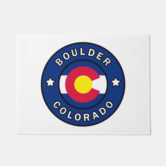 Boulder Colorado Fußmatte (Vorderseite)