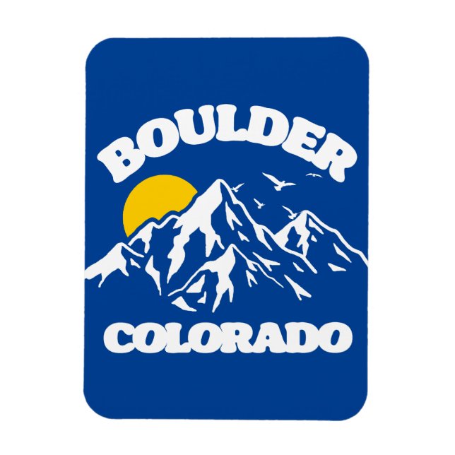 Boulder, Colorado Magnet (Vertikal)