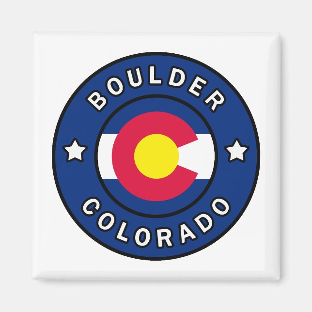Boulder Colorado Magnet (Vorne)