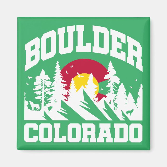 Boulder, Colorado Magnet (Vorne)