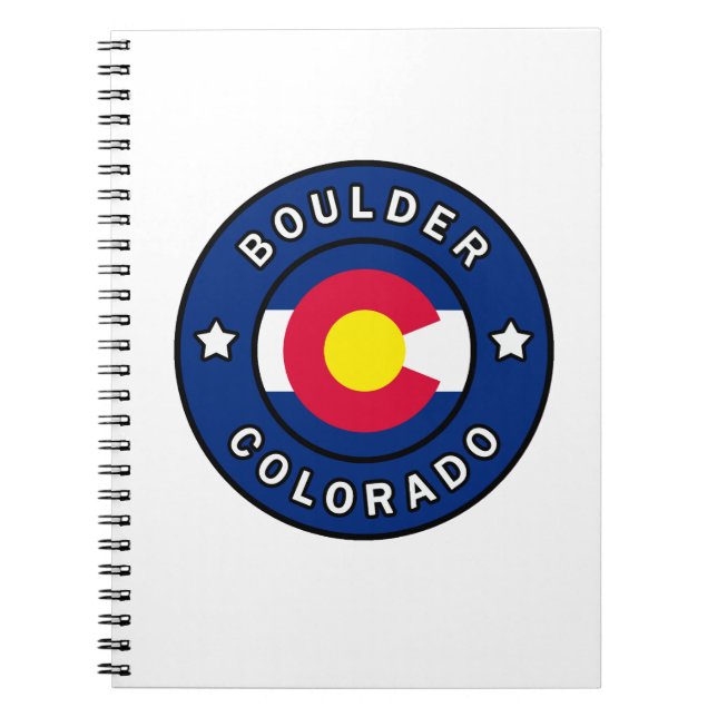 Boulder Colorado Notizblock (Vorderseite)