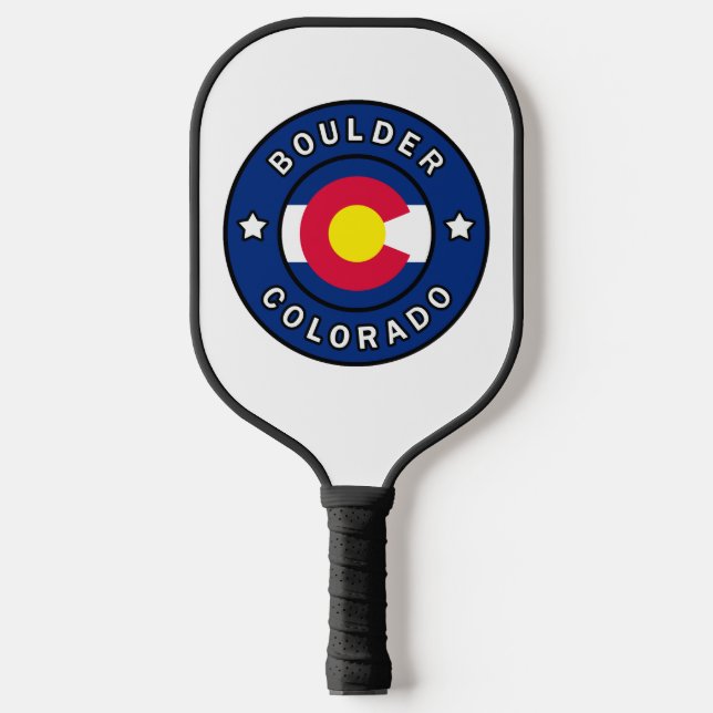 Boulder Colorado Pickleball Schläger (Vorderseite)