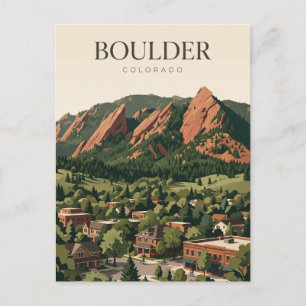 Boulder Colorado Postkarte