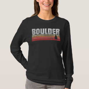 Boulder Colorado Retro Style Vintager 70er 80er 90 T-Shirt