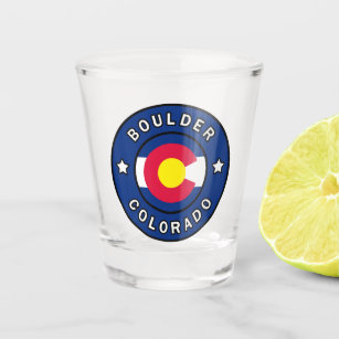 Boulder Colorado Schnapsglas