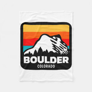 Boulder Colorado Skifahren Snowboarden Familienaus Fleecedecke