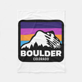 Boulder Colorado Skifahren Snowboarden Familienaus Fleecedecke
