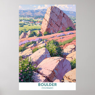 Boulder - Colorado Staat Park Poster