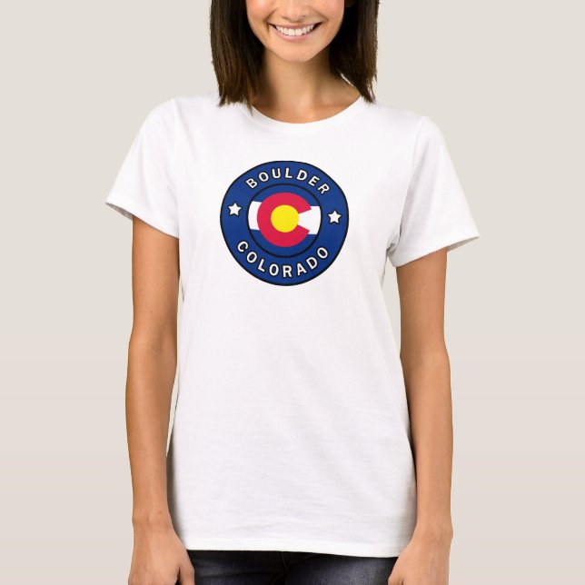 Boulder Colorado T-Shirt (Vorderseite)
