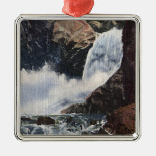 Boulder fällt in Boulder-Schlucht, Ornament Aus Metall
