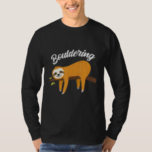 Boulder Fun Sloth Klettersteig Klettersteig T-Shirt