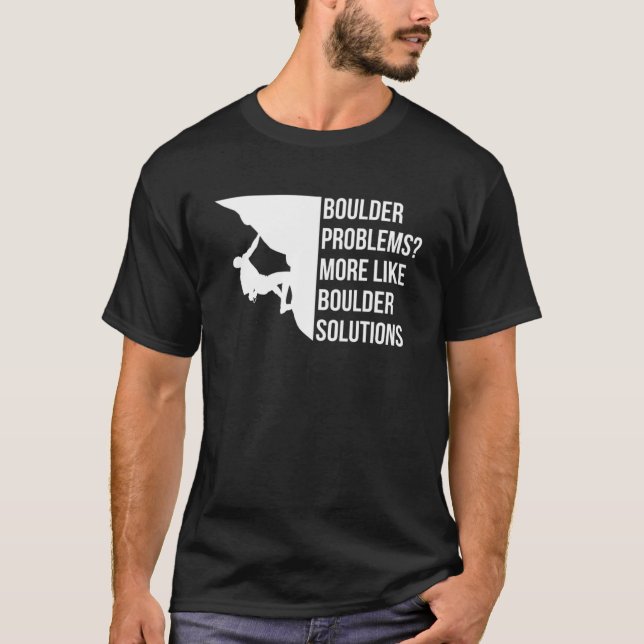 Boulder-Probleme ähnlich wie Boulder-Lösungen 1 T-Shirt (Vorderseite)