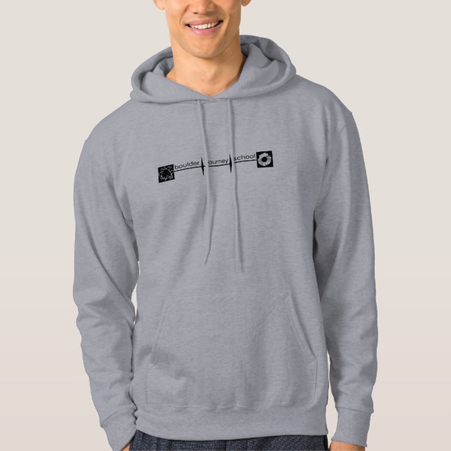 Boulder-Reise-Schulerwachsen-Sweatshirt Hoodie (Vorderseite)