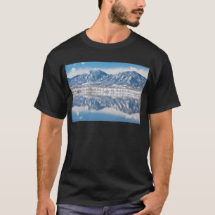 Boulder-Reservoir Flatirons Reflexionen Boulder Co T-Shirt