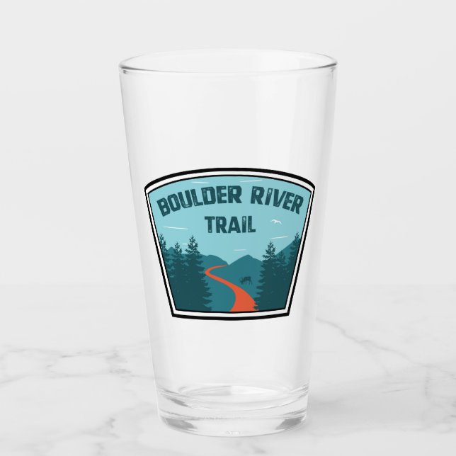 Boulder River Trail Washington Glas (Vorderseite)
