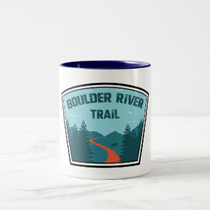 Boulder River Trail Washington Zweifarbige Tasse