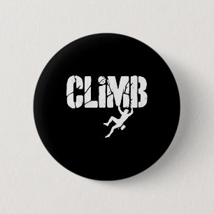 Boulder- Rock Climbing-Design für Kletterer Button