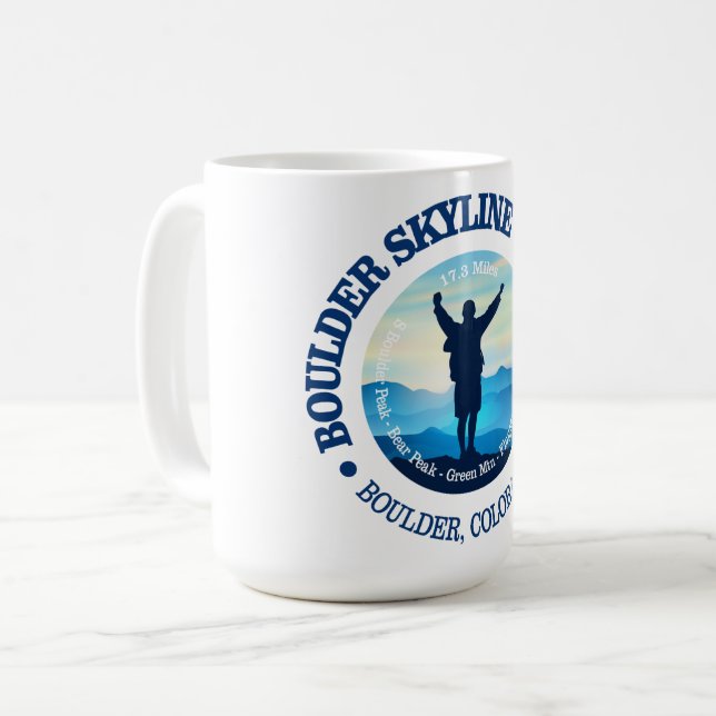 Boulder Skyline Traverse (V) Kaffeetasse (Vorderseite Links)