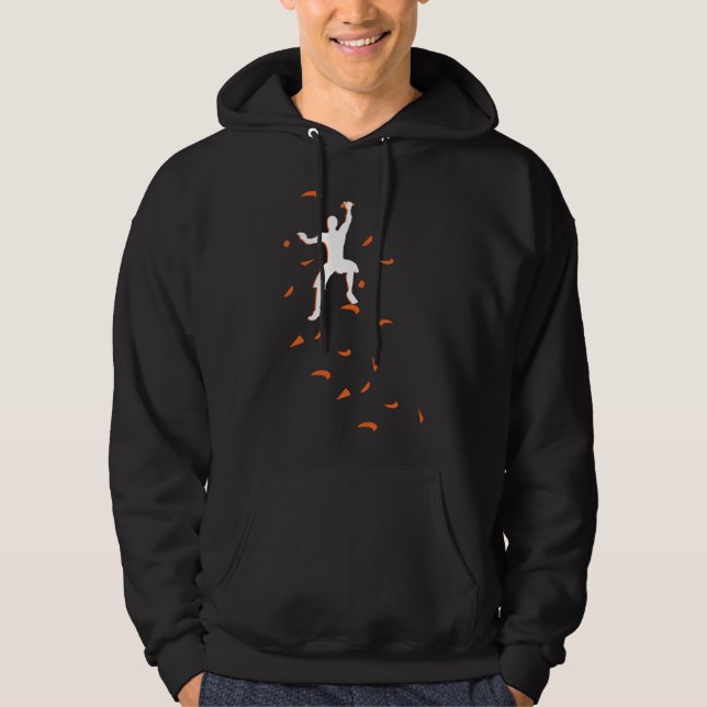Boulder Sport Kletterwand Hoodie (Vorderseite)