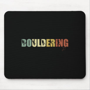 Boulder Sportklettern und Bouldern Mousepad