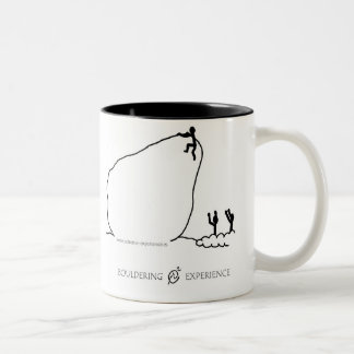 Boulder zerteilt zweifarbige tasse