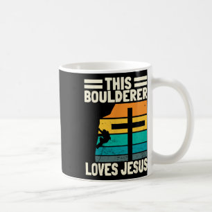Bouldering-Christen Kletterer Boulderer Künstlich Kaffeetasse