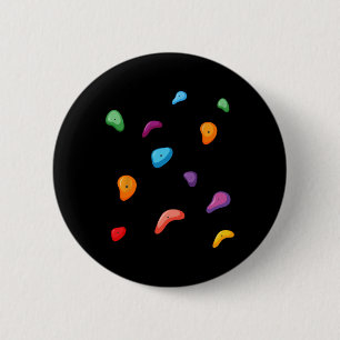 Bouldering - Felsenkletterliebhaber Kletterer Outd Button