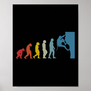 Bouldering Kletterevolution Papa Poster