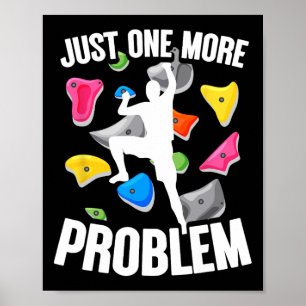 Bouldering und Indoor-Klettern, Kletterer und B Poster