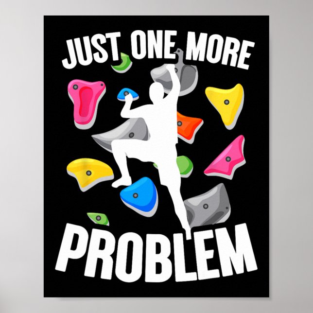 Bouldering und Indoor-Klettern, Kletterer und B Poster (Vorne)